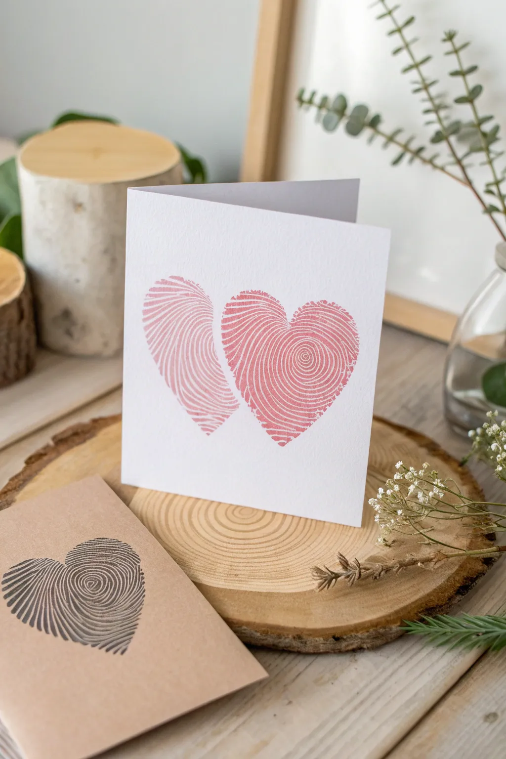 Craft a heartfelt moment with personalized thumbprint art this Valentine's Day.