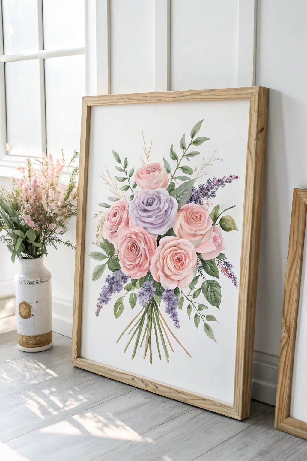Capture the romance of Valentine's Day with a touch of watercolor elegance.