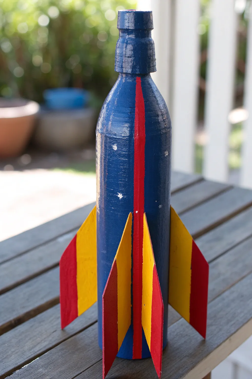Unleash creativity with a splash of color and craftsmanship in your water bottle rocket design!