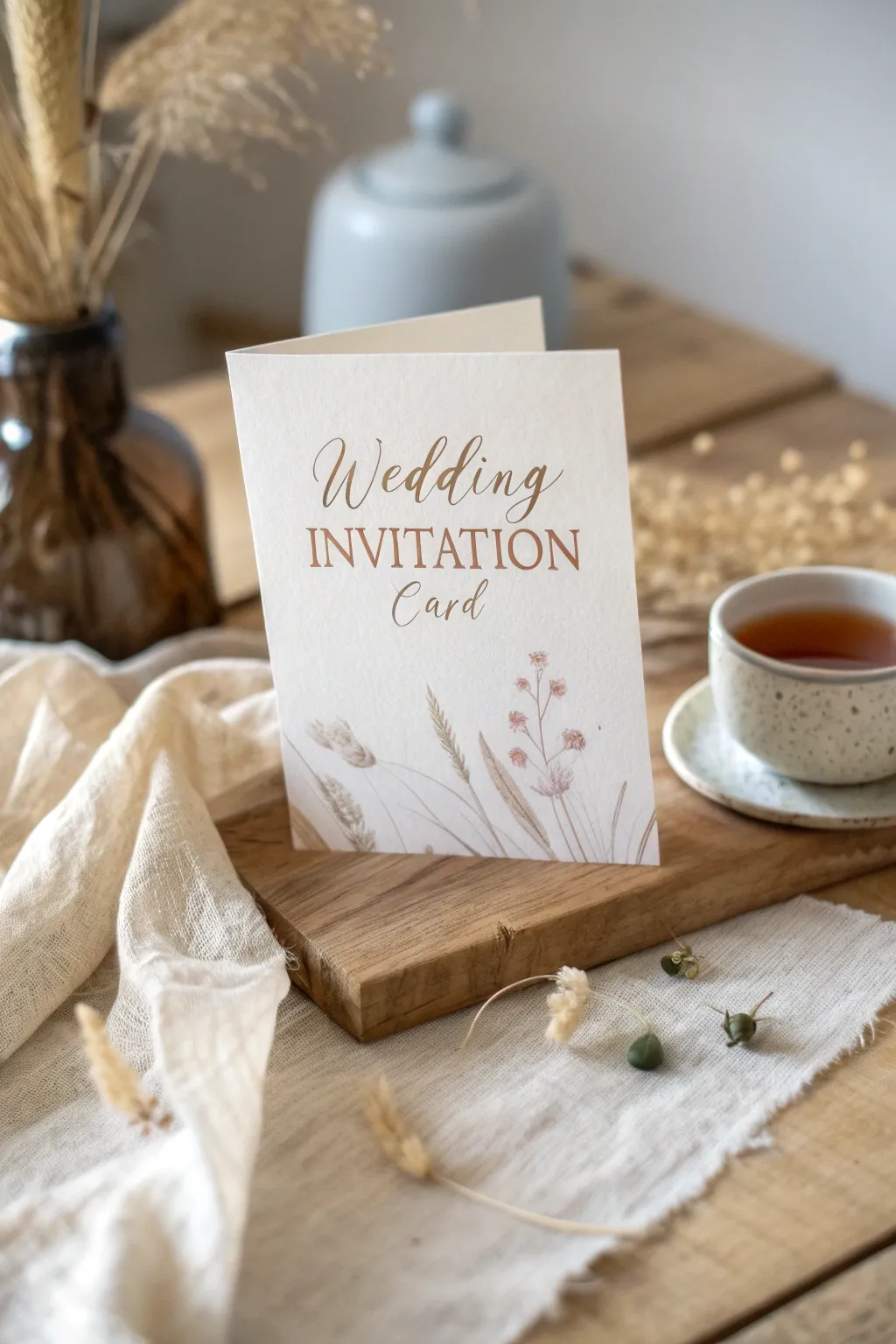 Elegance in Simplicity: Handcrafted calligraphy brings a touch of charm to your special day.