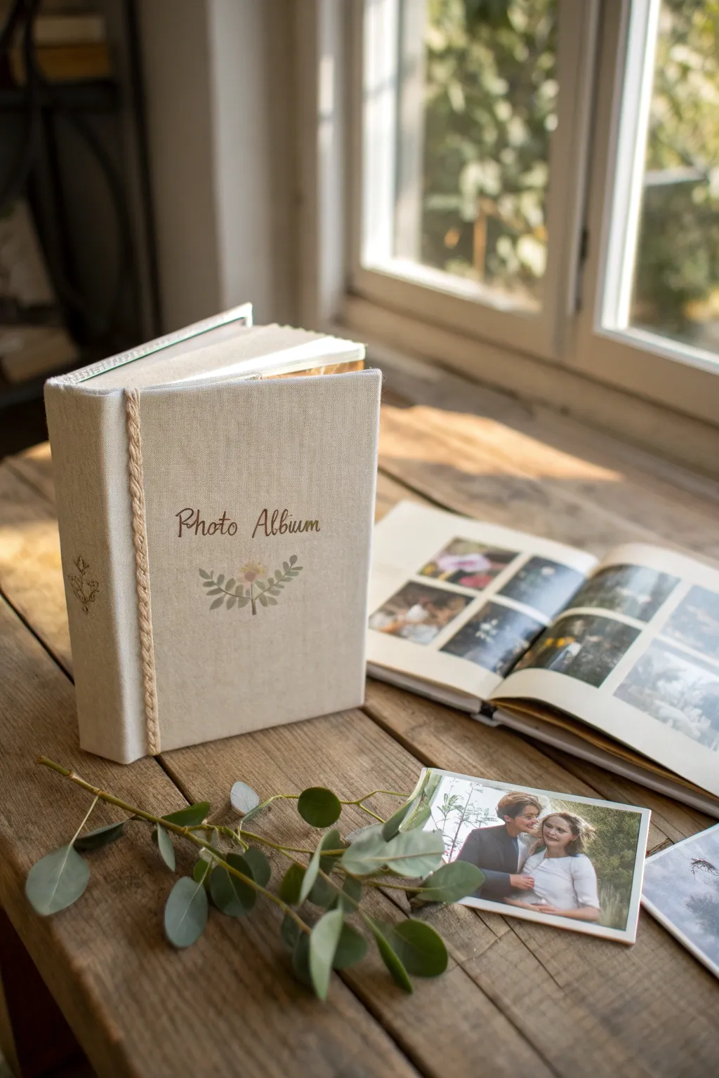 Relive your special day with a personalized photo album, where cherished memories and elegant simplicity meet.