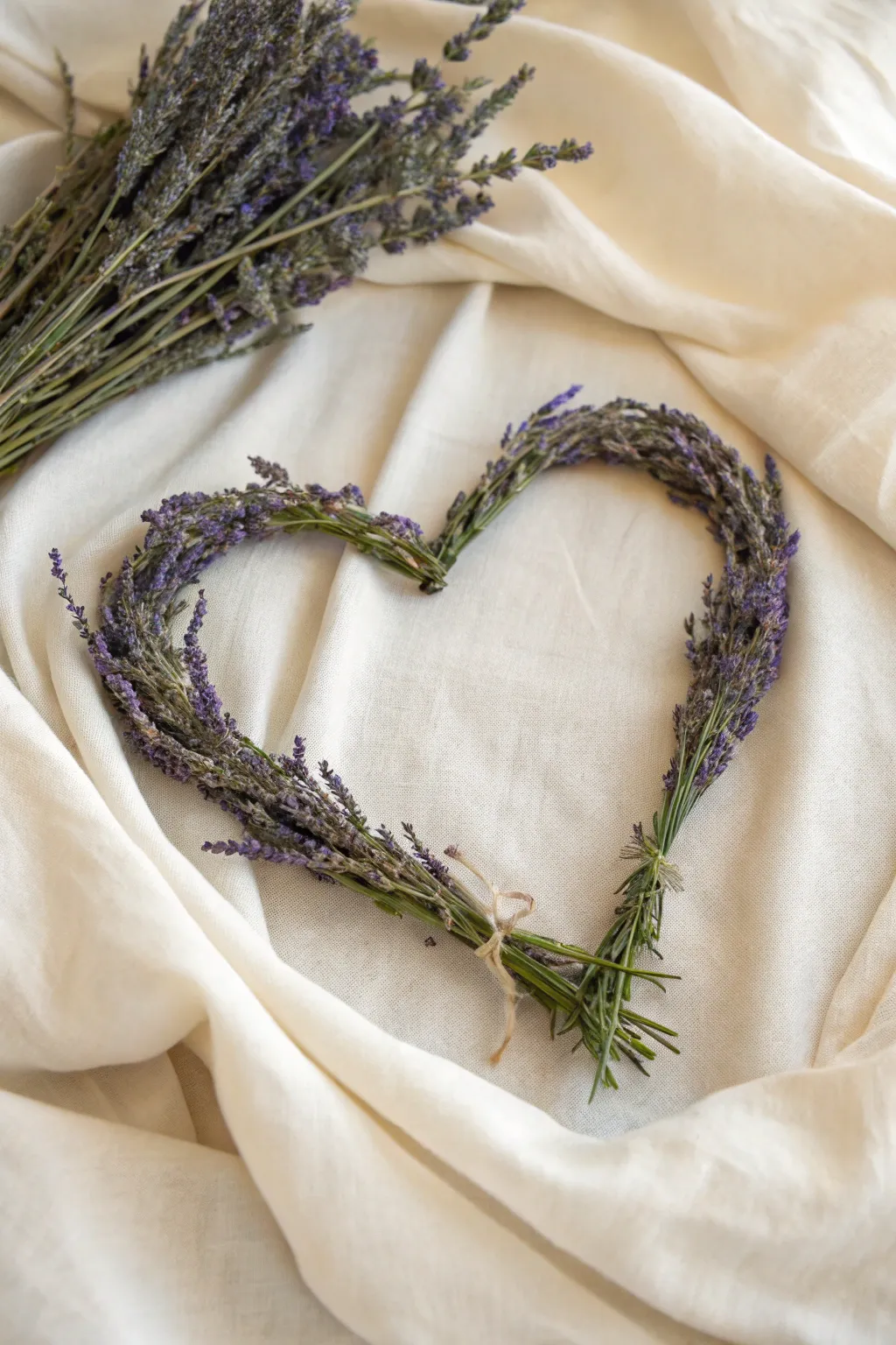 Embrace rustic elegance with heart-shaped lavender decorations, perfect for adding a touch of natural beauty to your home.