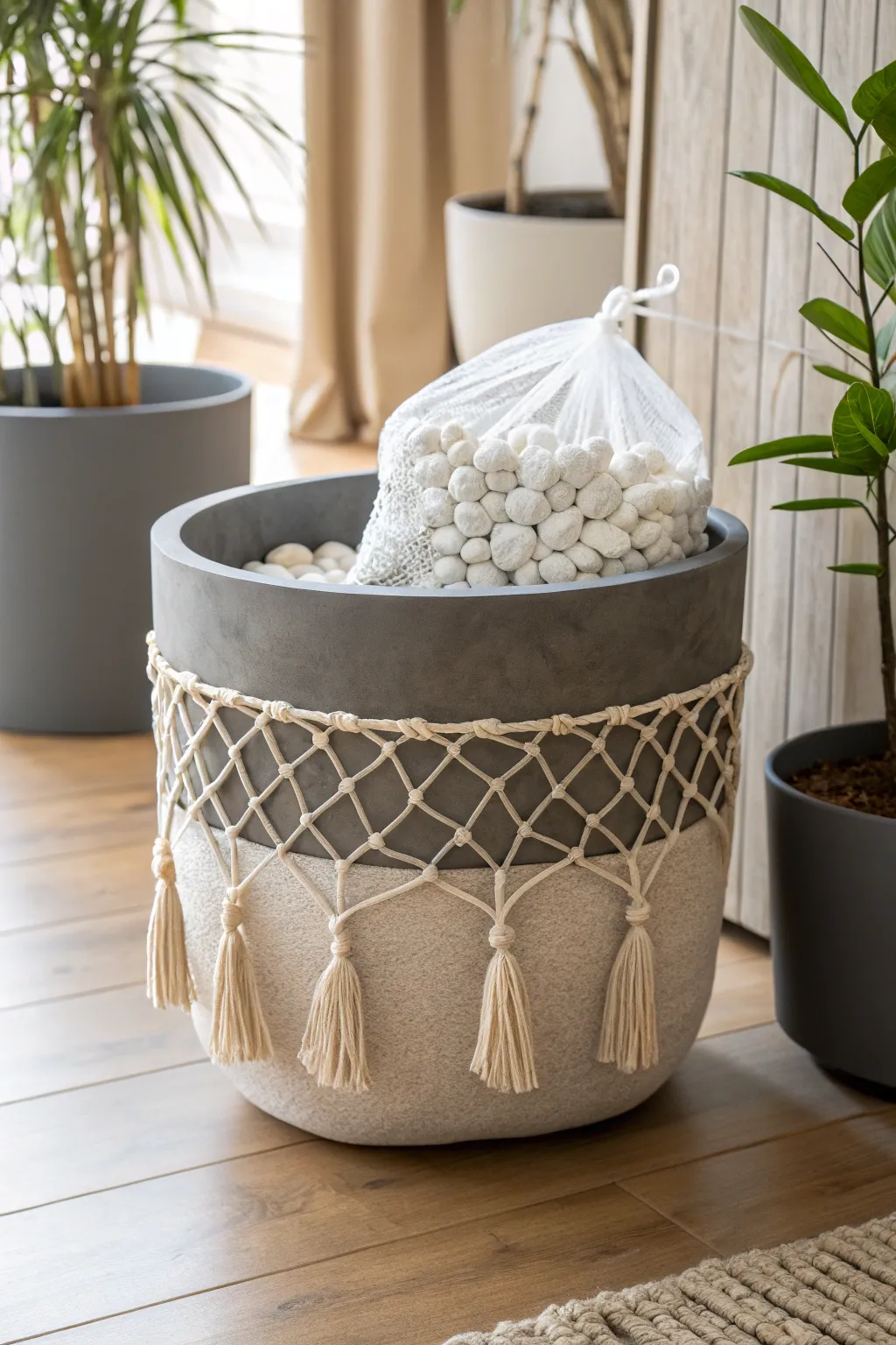 Elevate your planting game with style and sustainability — discover the charm of packing peanuts!