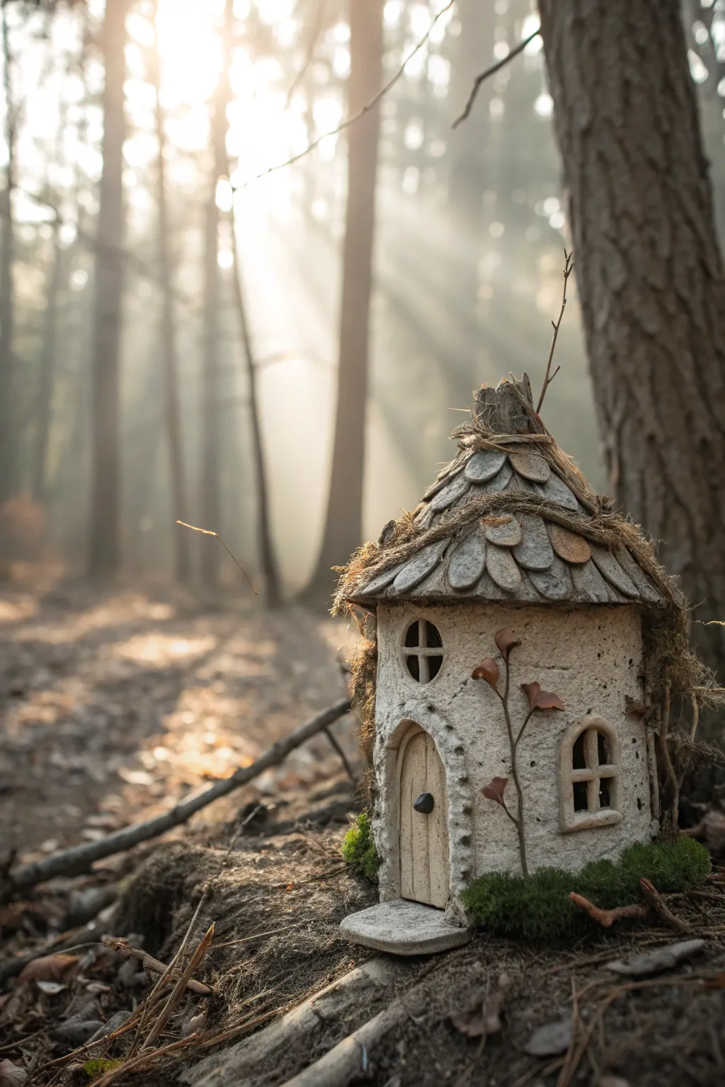 Discover the enchanting allure of a nature-inspired fairy retreat, where simplicity meets magic.