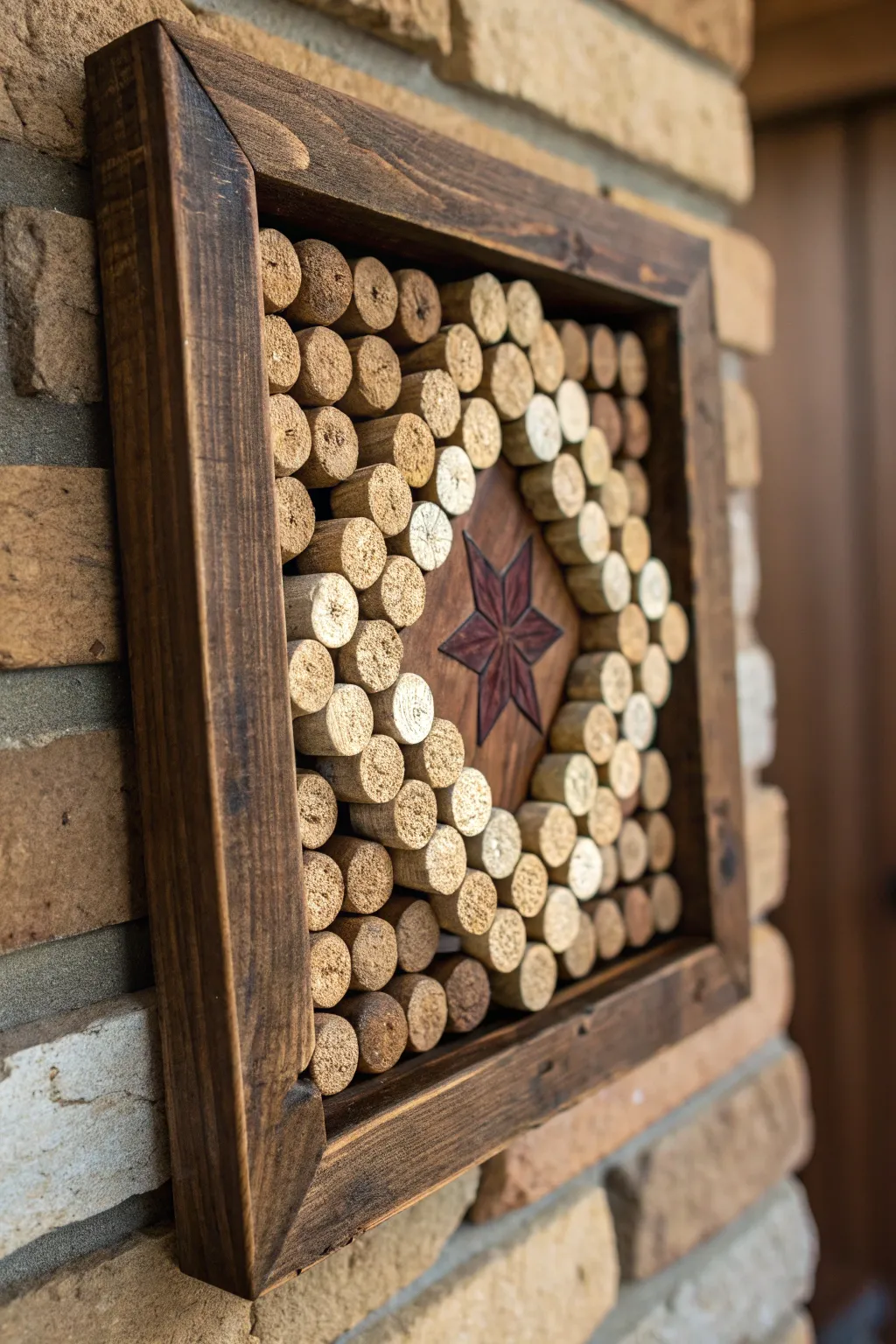 Elevate your space with handcrafted whiskey cork art that celebrates both tradition and creativity.