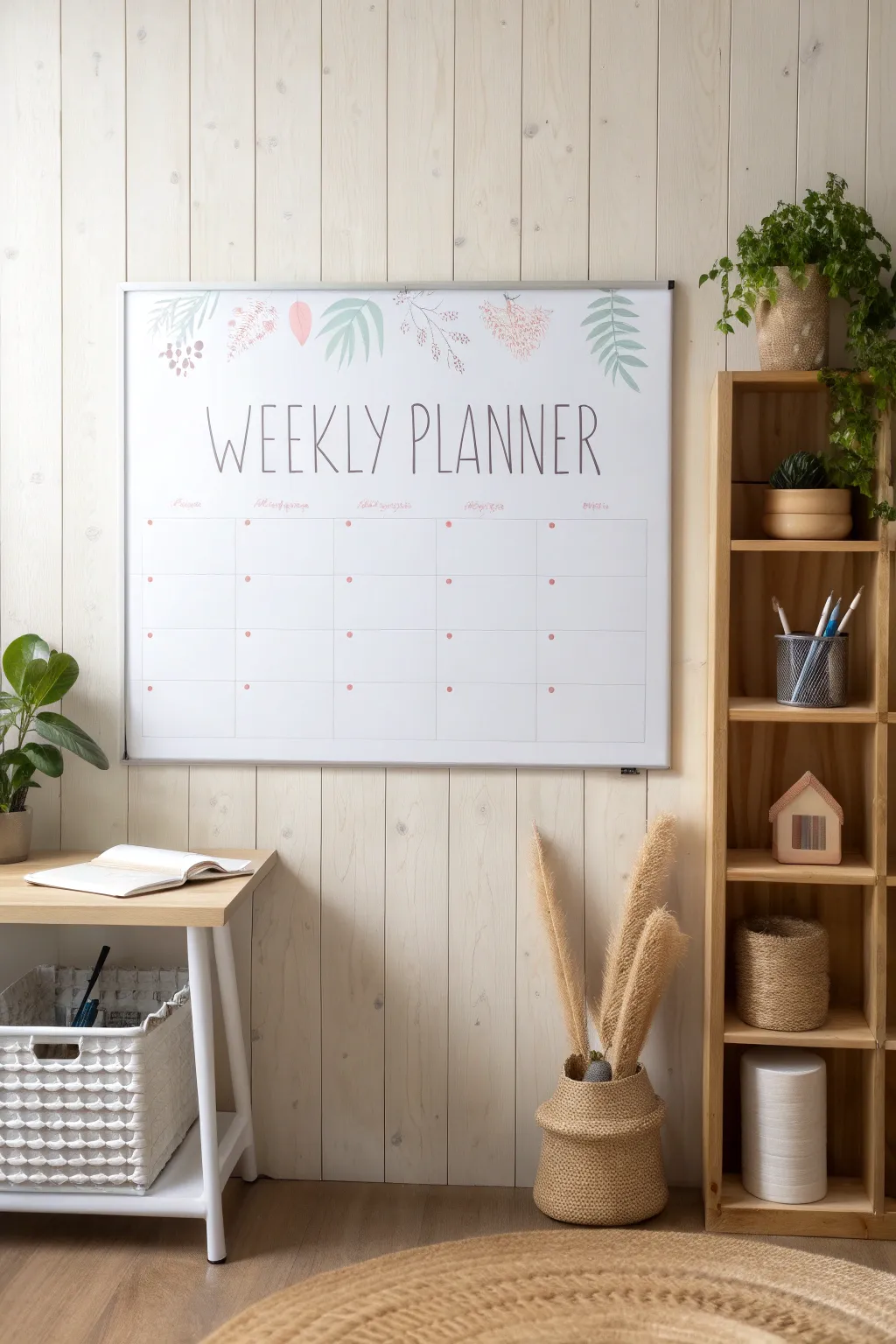 Embrace simplicity and elegance with a weekly planner that keeps your week effortlessly organized.