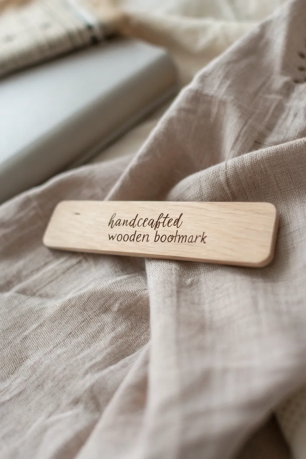 Elevate your reading experience with personalized elegance—discover the beauty of a handcrafted wooden bookmark.