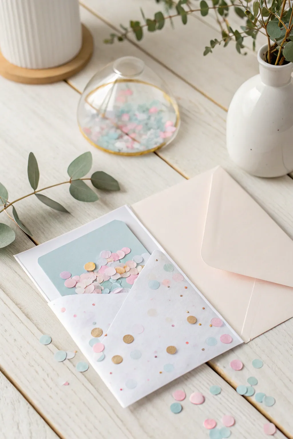 Add a delightful surprise to your birthday card with a DIY confetti pocket - simple, elegant, and personal!