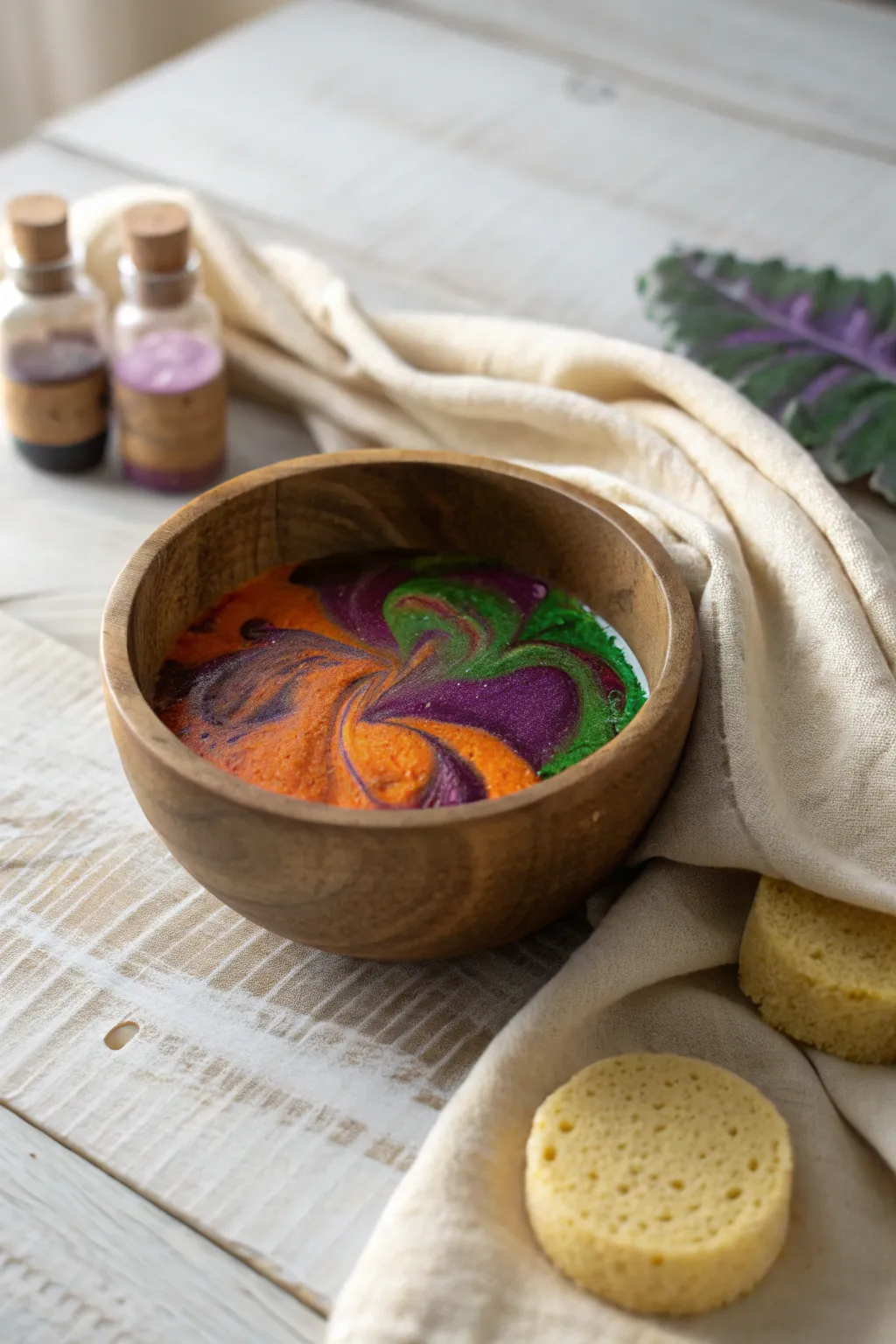 Unleash your little one's creativity with a magical potion of colors! 🌟🖌️ #CreativeBaby #ScandiBoho #HalloweenArt