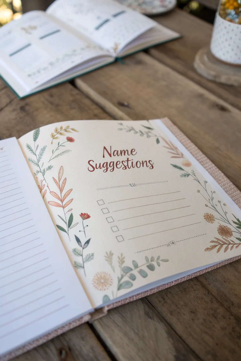Capture the joy of name suggestions with this charmingly crafted scrapbook page, perfect for a memorable baby shower!
