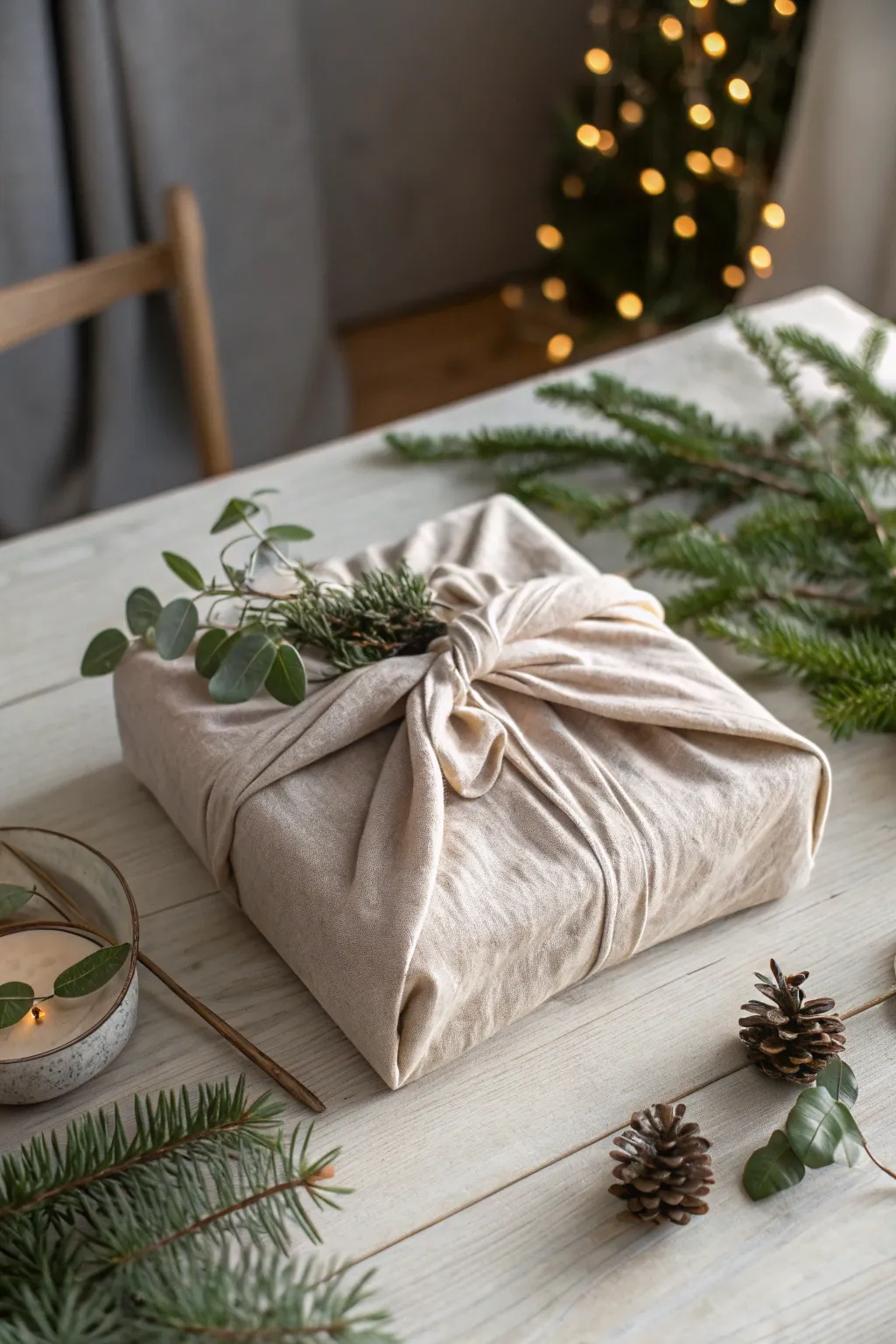 Embrace the art of furoshiki this Christmas for a touch of sustainable elegance.