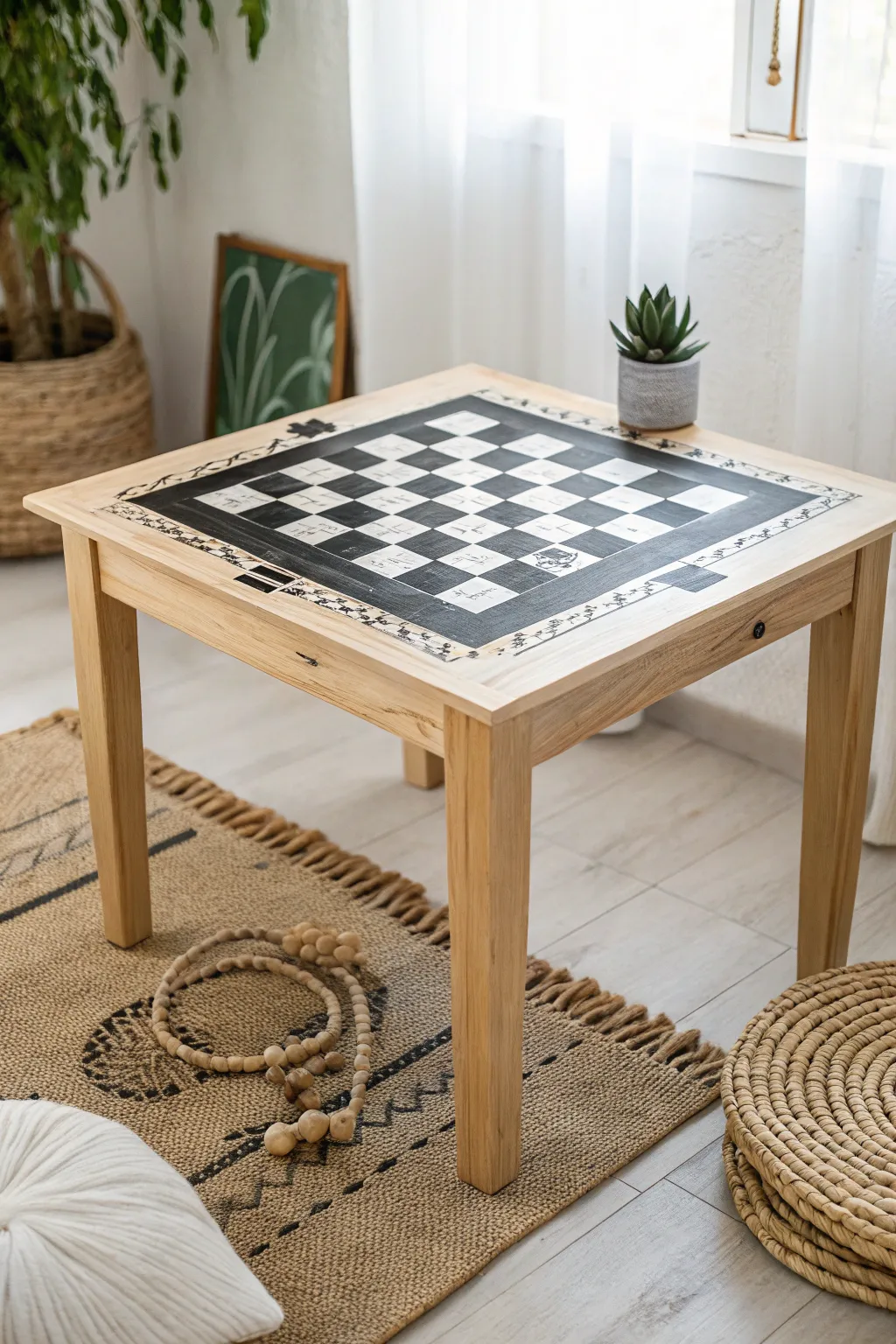 Elevate your game nights with a beautifully crafted game board table—where fun meets Scandinavian elegance.