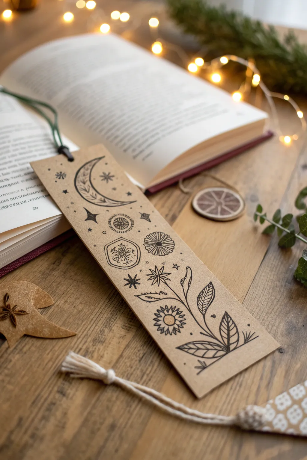 Craft your own story with stamped bookmarks – where simplicity meets creativity.