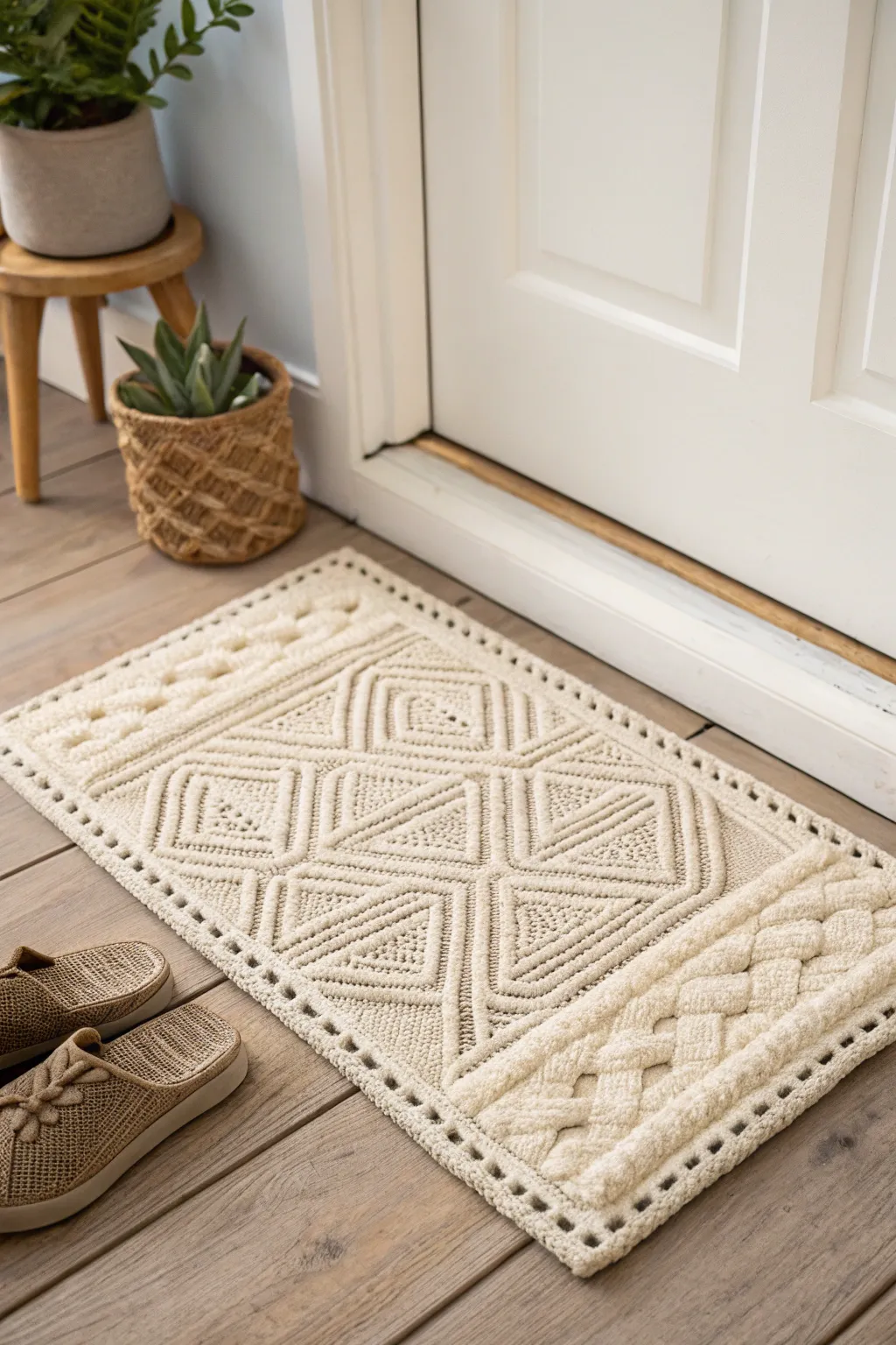 Meet your new stylish and weatherproof entryway companion – where durability meets design elegance!