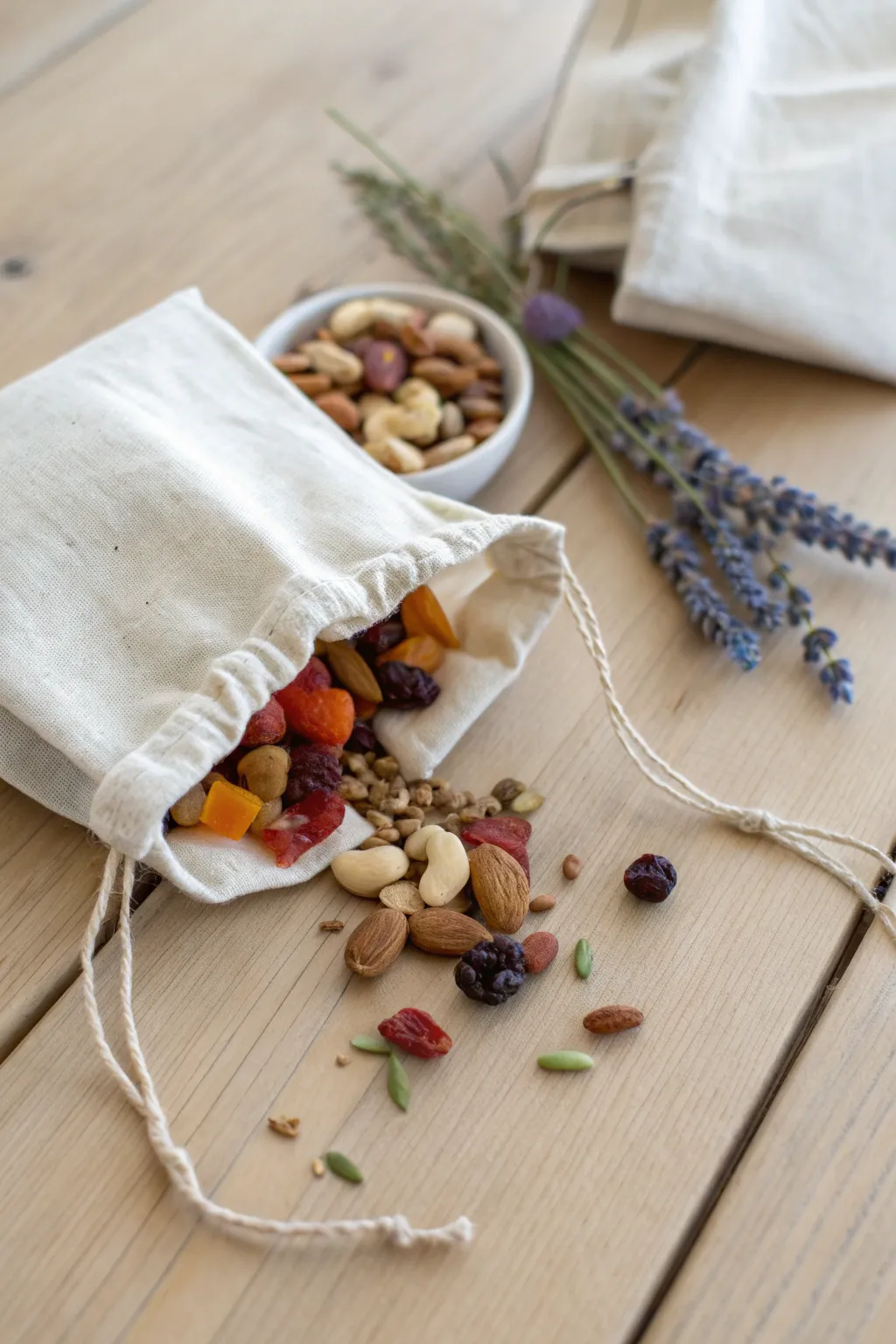 Embrace simplicity and sustainability with this charming eco-friendly snack bag. Perfect for gifting with love and care for the planet.
