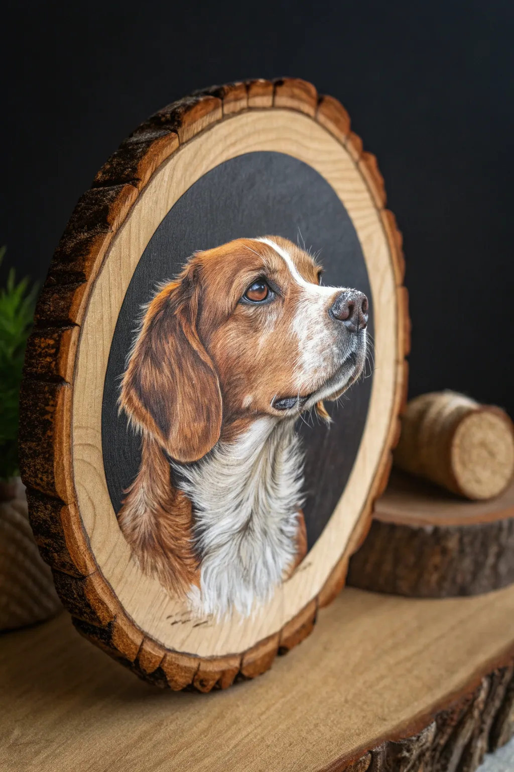 Capture the essence of your loved ones in handcrafted wooden portraits, where art meets heart.
