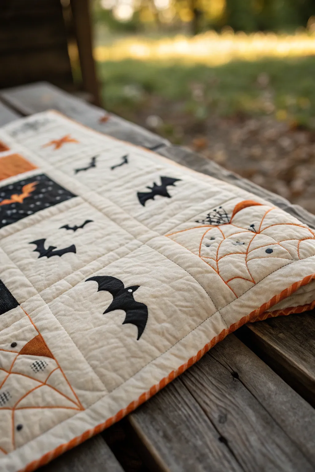 Embrace the spooky season with minimalist Halloween quilt designs, perfect for cozy, stylish nights.