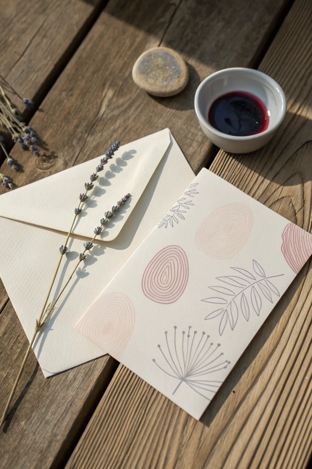 Craft your own story with unique fingerprint designs—where simplicity meets elegance in every handmade card.