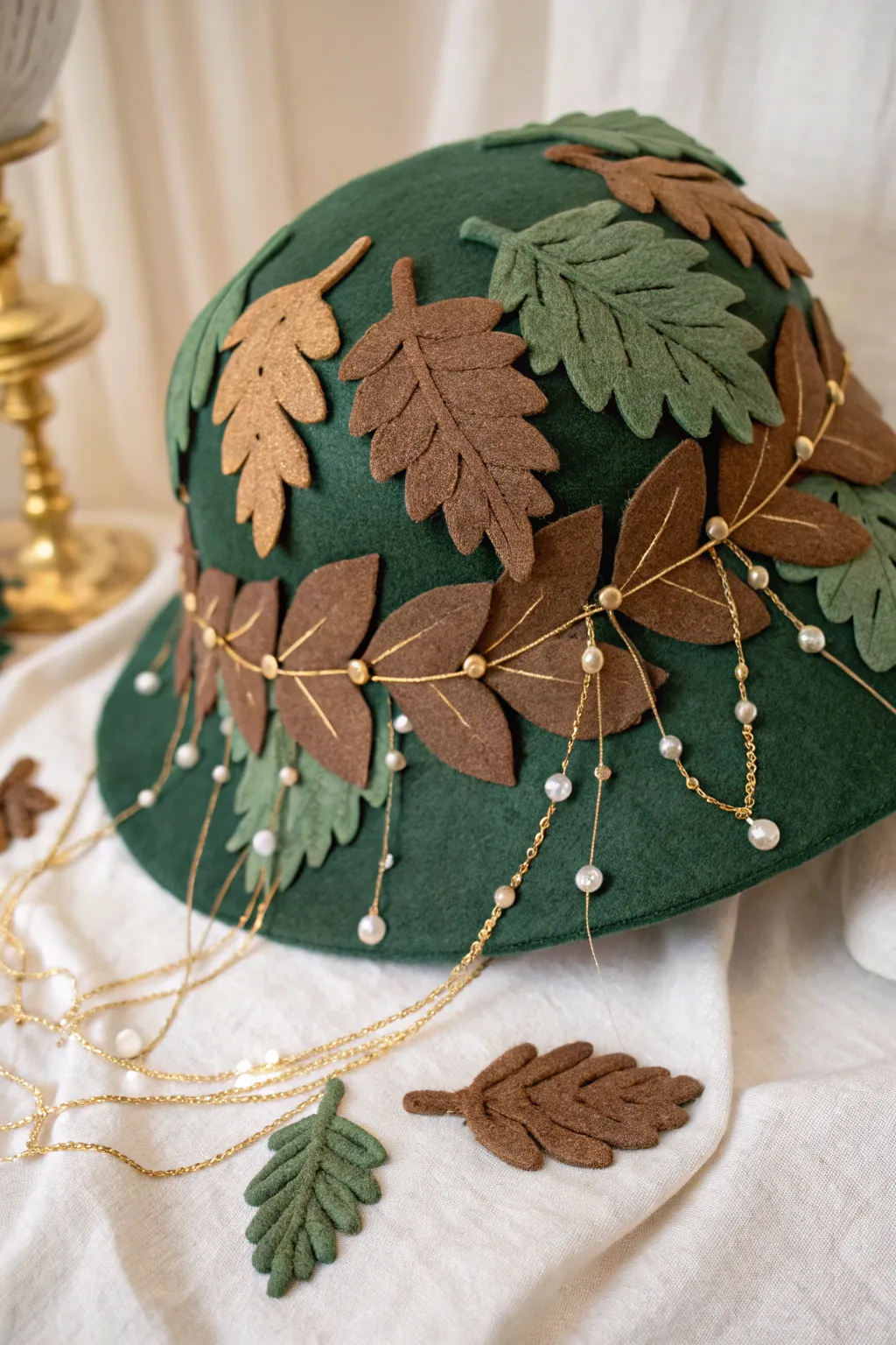 Step into a fairytale with this dreamy Enchanted Forest Bonnet, where elegance meets nature.
