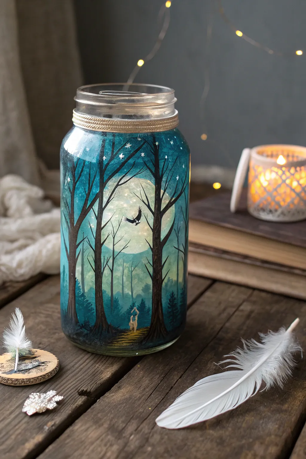 Transform your jars into whimsical dreamscapes with surreal art.