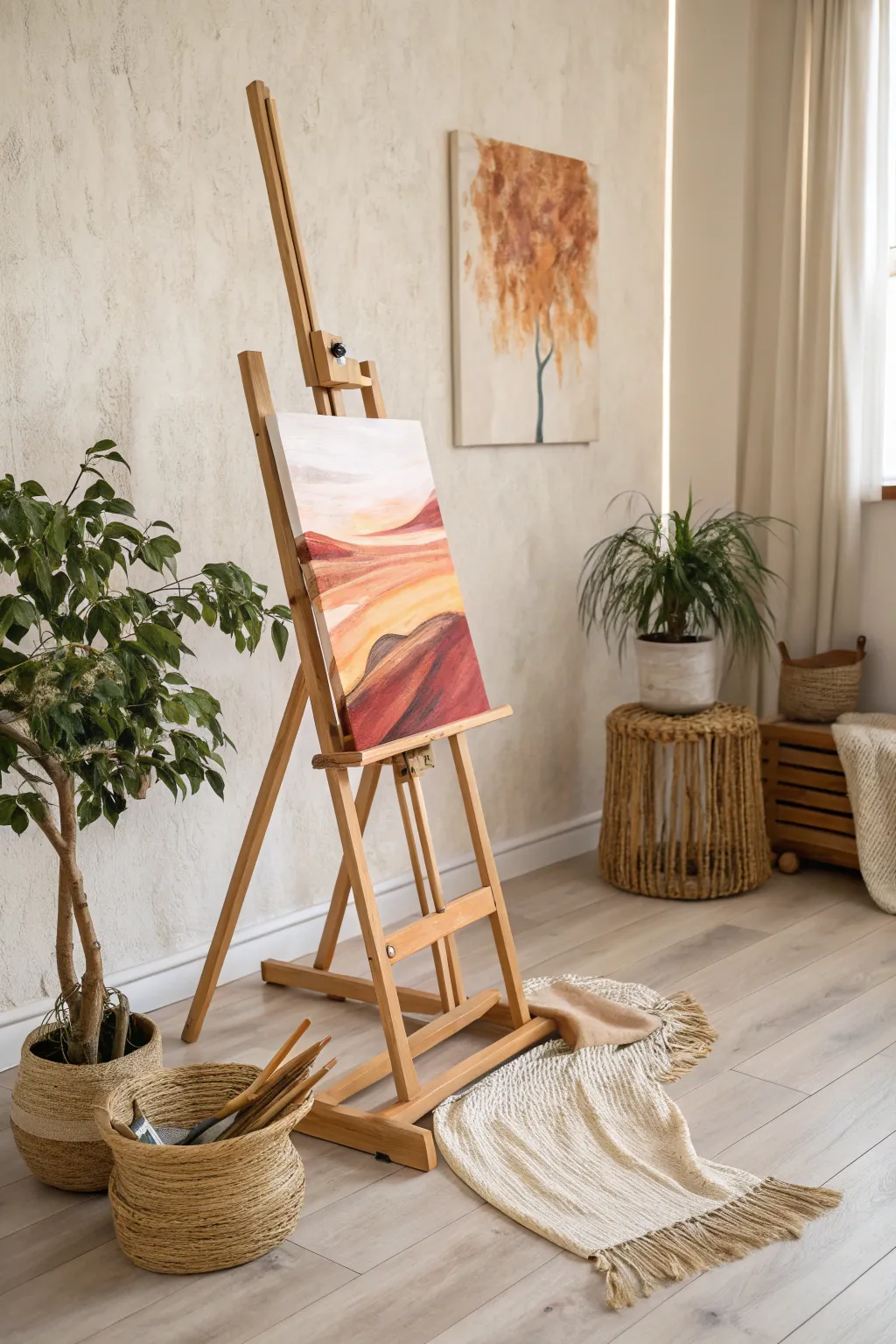 Capture the essence of emotion with minimalist elegance and Boho charm. 🎨✨ #ScandinavianStyle #ArtisticExpression