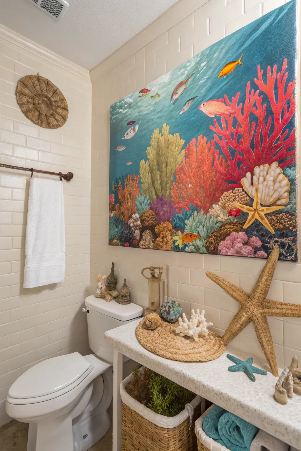 Add vibrant beauty to your space with coral reef paintings.