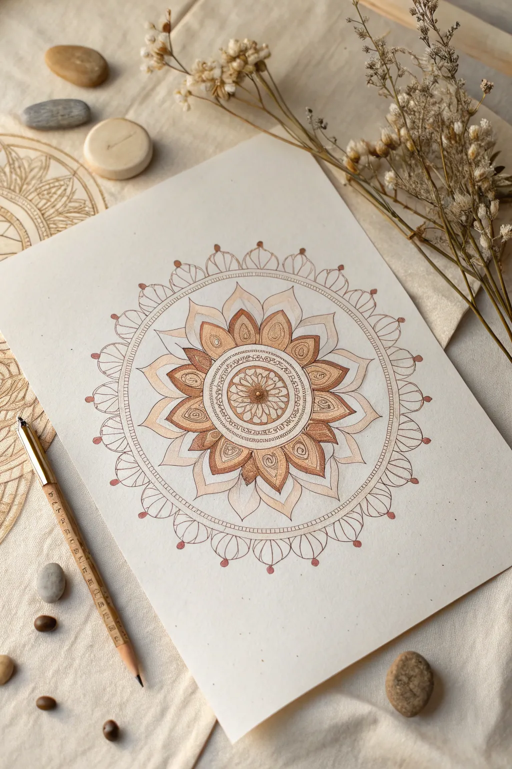 Unlock creativity with a Mind Map Mandala—where simplicity meets intricate beauty.