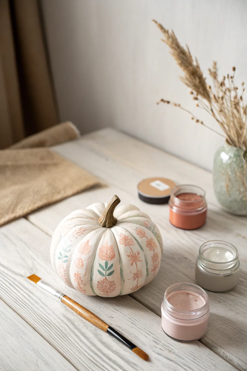 Craft your own autumn magic with our take-home pumpkin painting kits. 🍂🎨