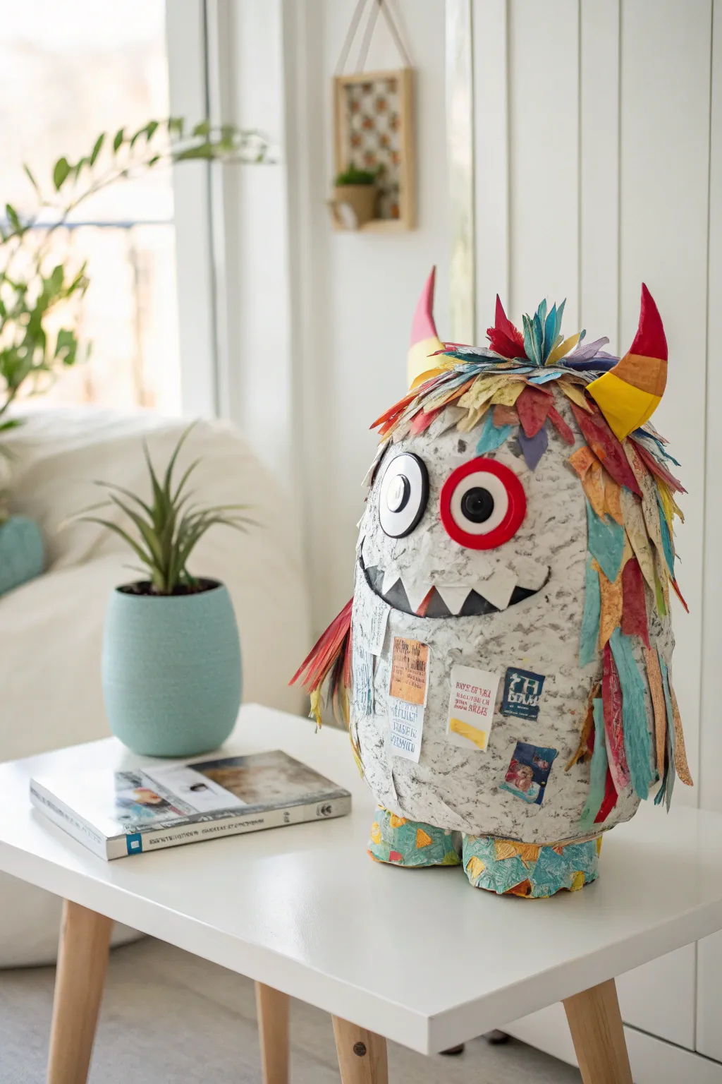 Transform your junk mail into delightful monster collages and embrace creativity with sustainability!