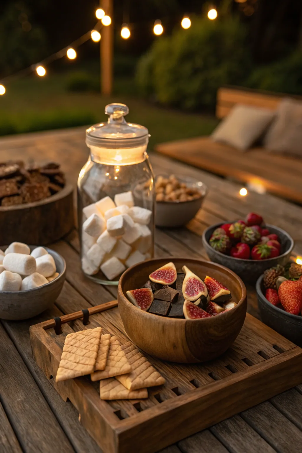 Craft your ultimate s’mores experience with unique ingredients at our interactive station!