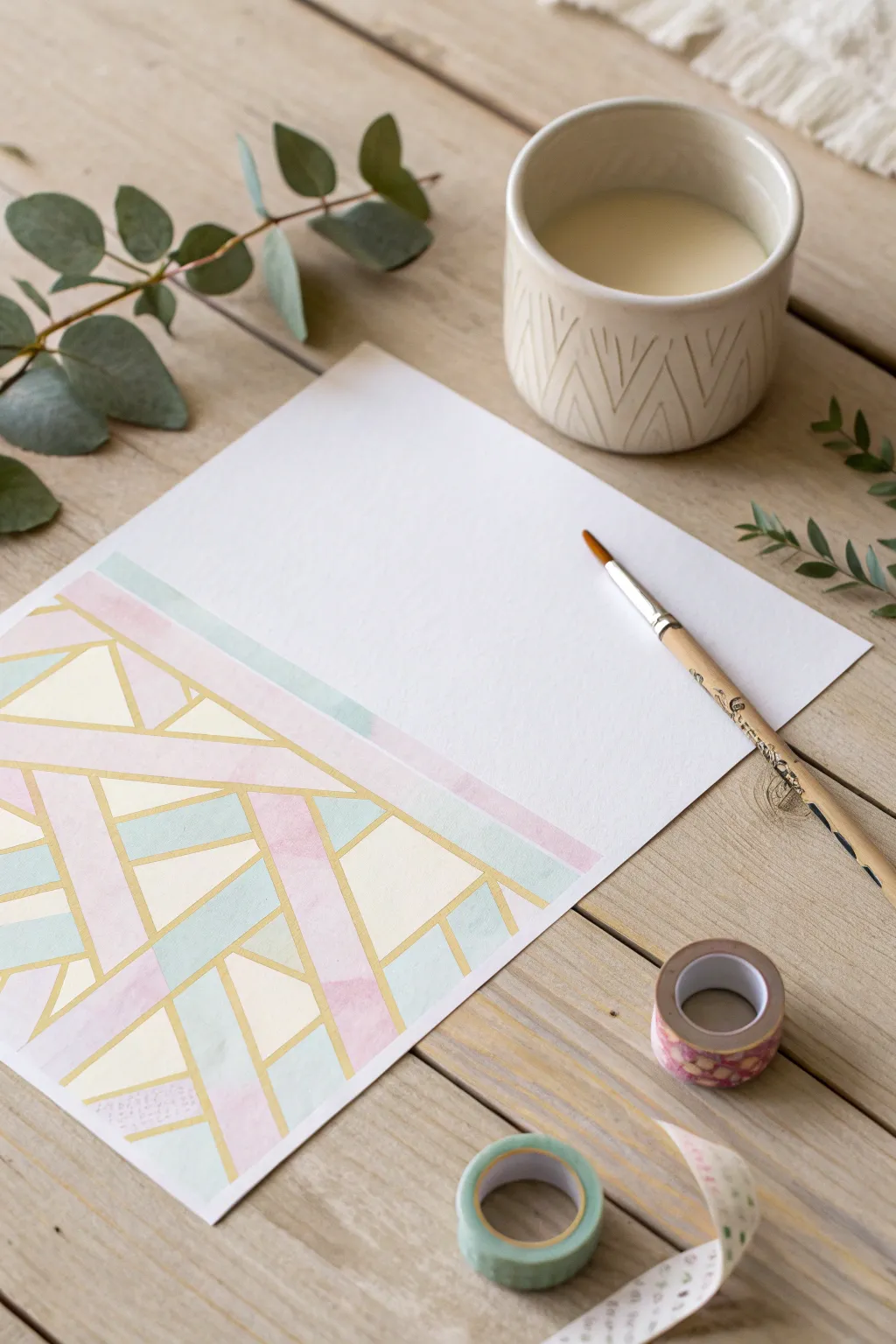 Unleash your toddler's creativity with masking tape art—where simplicity meets natural beauty! 🎨✨ #ToddlerCrafts #MinimalistArt