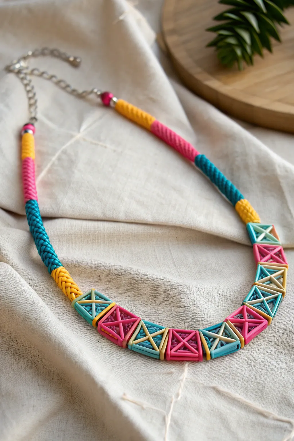 Transform waste into wonder: a bold, sustainable statement with a touch of boho charm.
