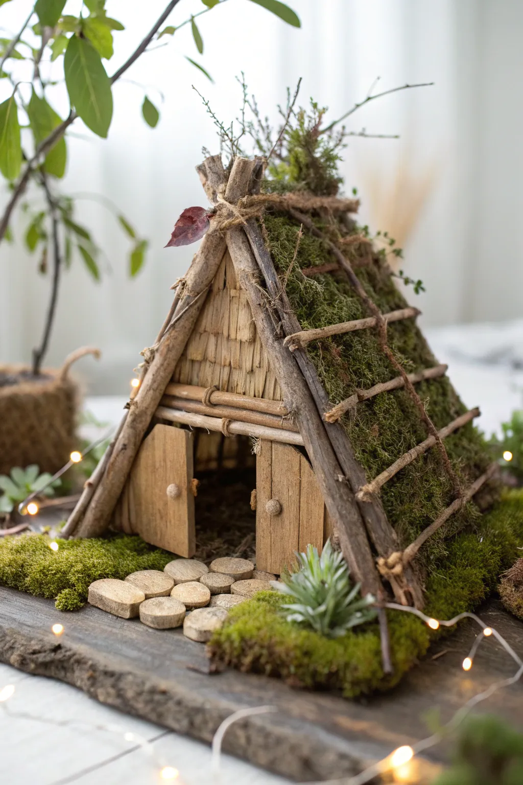 Step into a world of wonder with these enchanting Triangle Fairy Houses—where simplicity and magic meet!