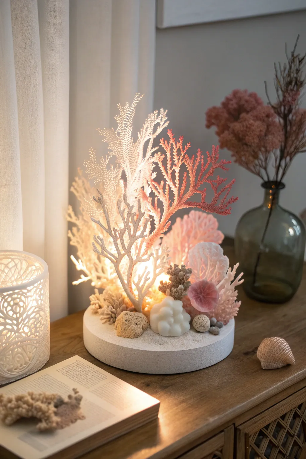 Illuminate your space with a touch of ocean magic—create your own glowing coral reef and celebrate the beauty of the sea.