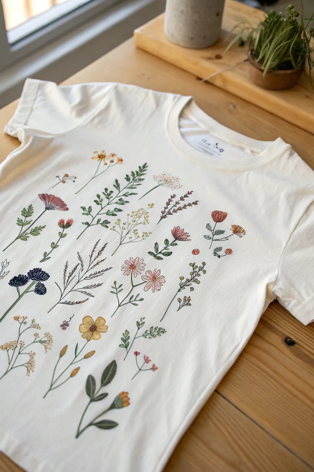 Embrace nature's artistry with a bouquet of blooms on your tee. #100DaysofBlooms