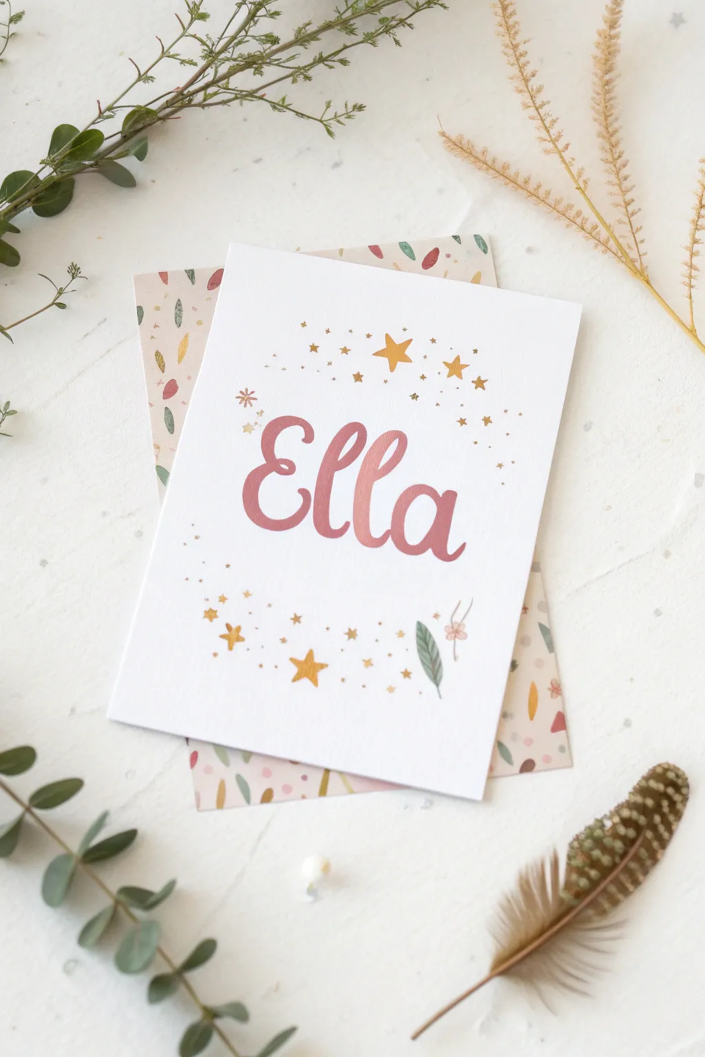 Celebrate with a personal touch: A beautifully crafted birthday card that speaks volumes with simplicity and elegance.