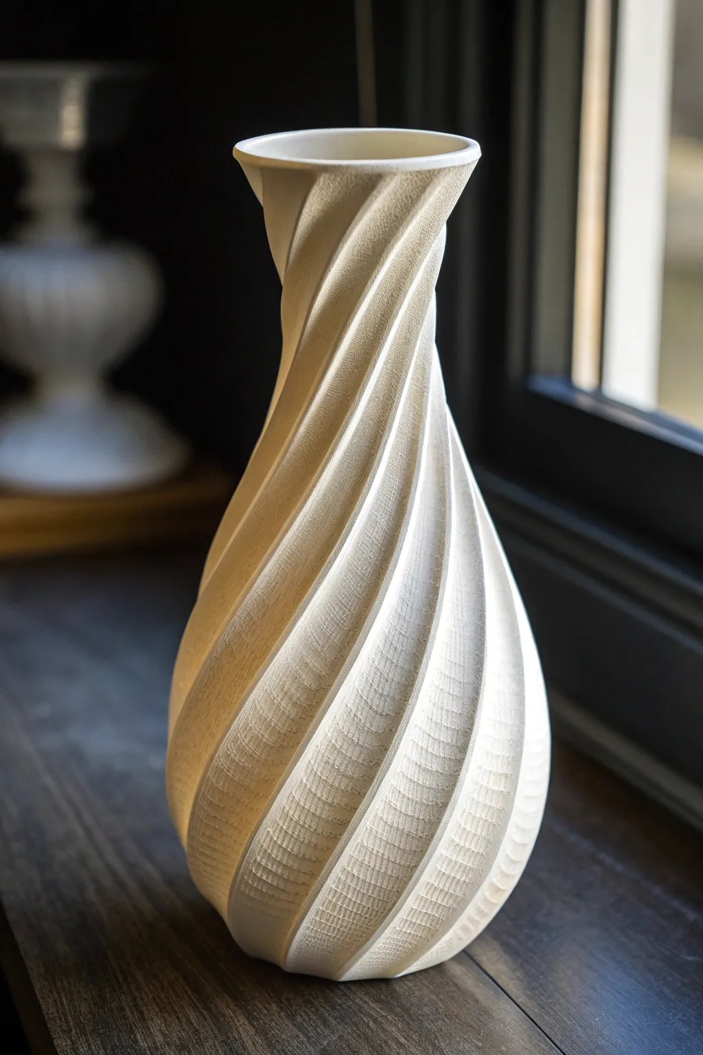 Elevate your space with a 3D-printed masterpiece: the twisting tower vase that redefines artistry.