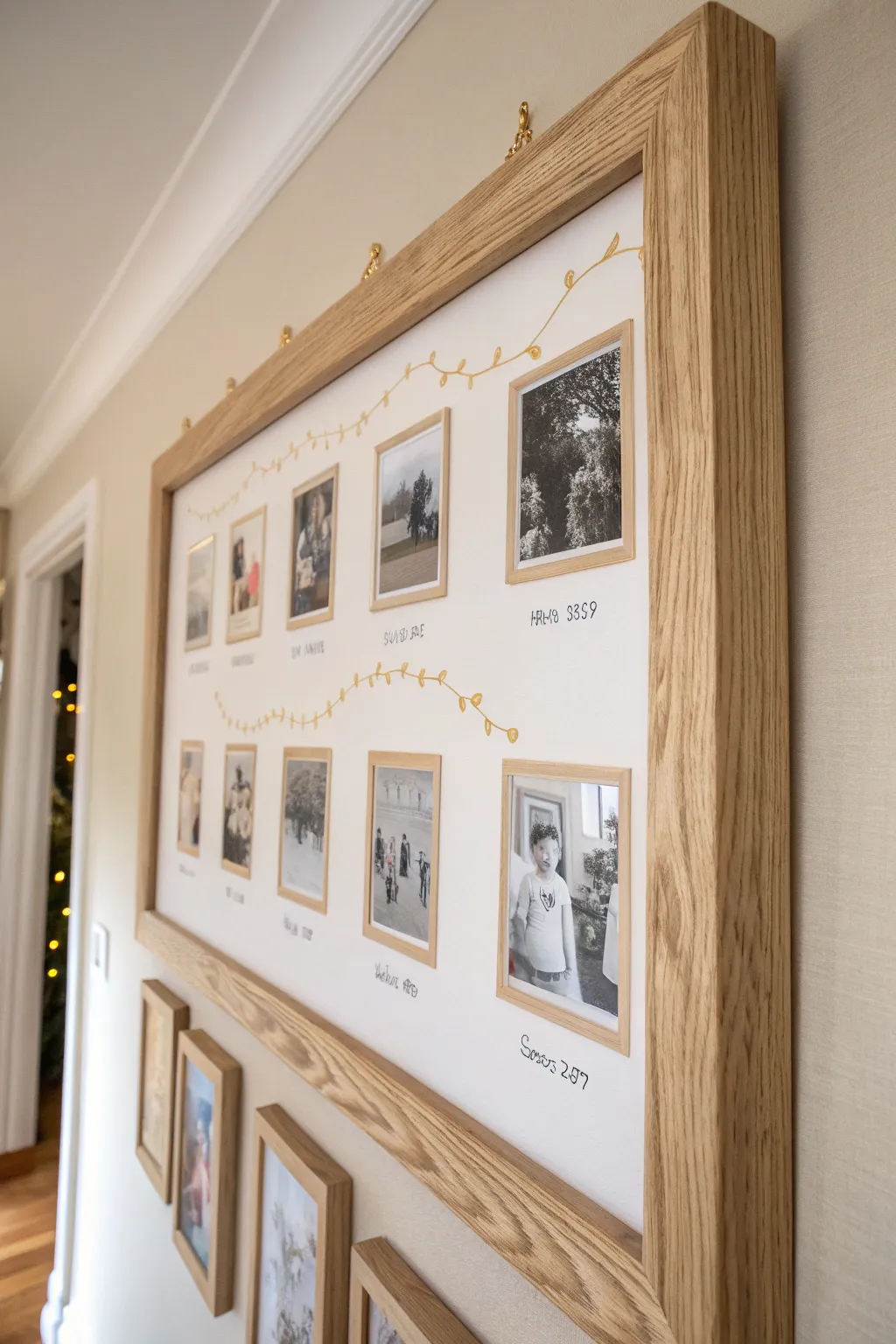 Celebrate the journey of life with a beautifully crafted timeline collage, capturing every cherished moment in style.