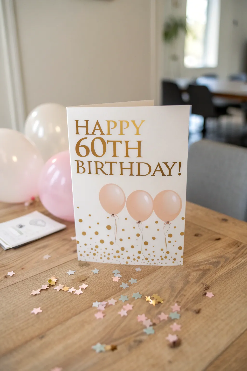 Celebrate a milestone with minimalist elegance and a touch of festive charm.