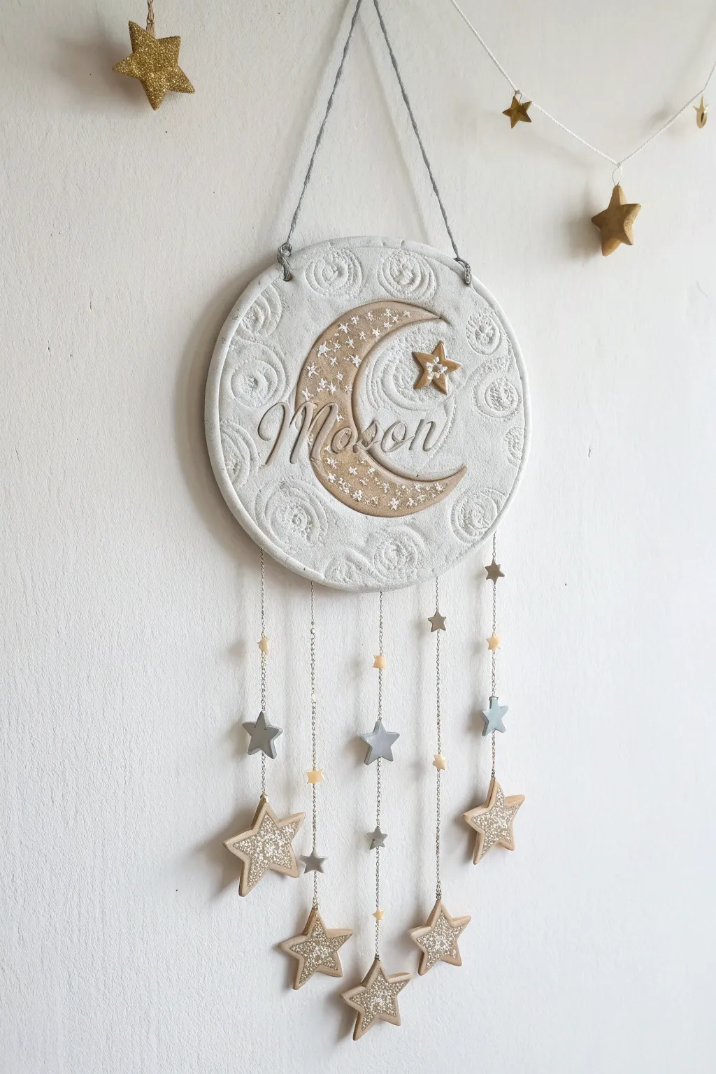Transform your space with celestial clay charms—where minimalist design meets magical night skies.