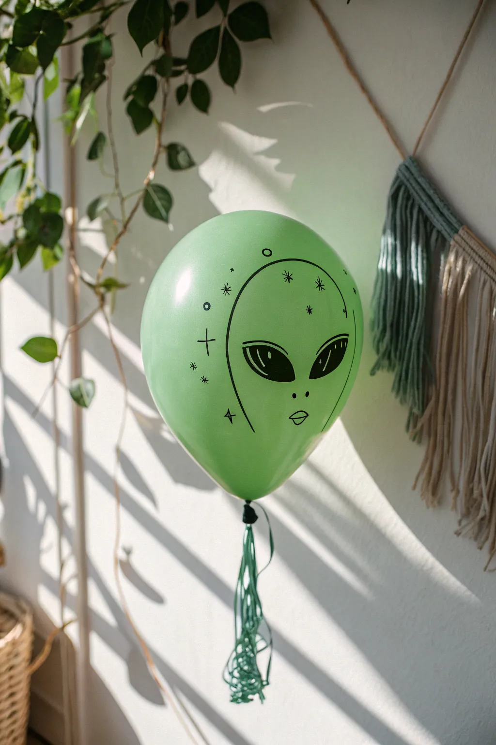 Add a touch of whimsy to your celebration with charming alien balloons!