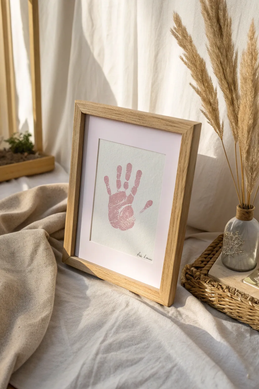 Cherish the little moments with handprint art—tiny hands, timeless keepsakes.