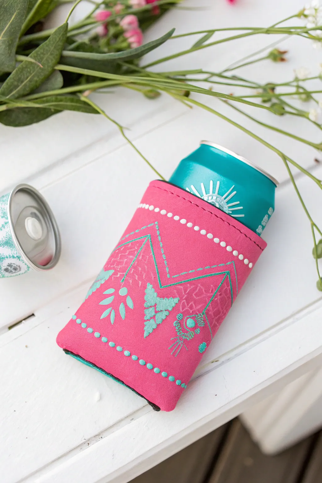 Add a splash of vibrant color to your celebration with these stunning bachelorette koozies!