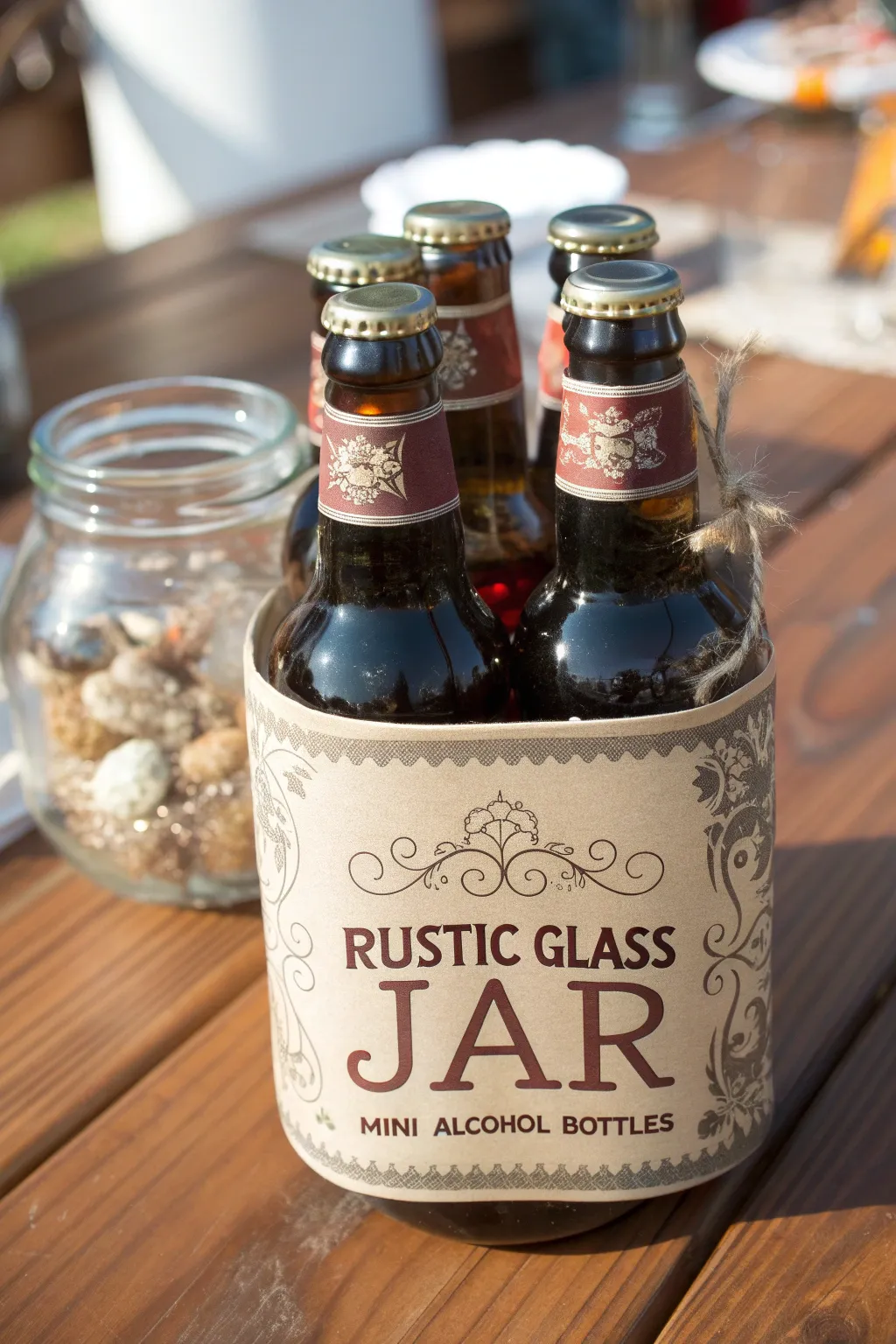 Craft the perfect gift: Personalized bar in a jar with custom labels.