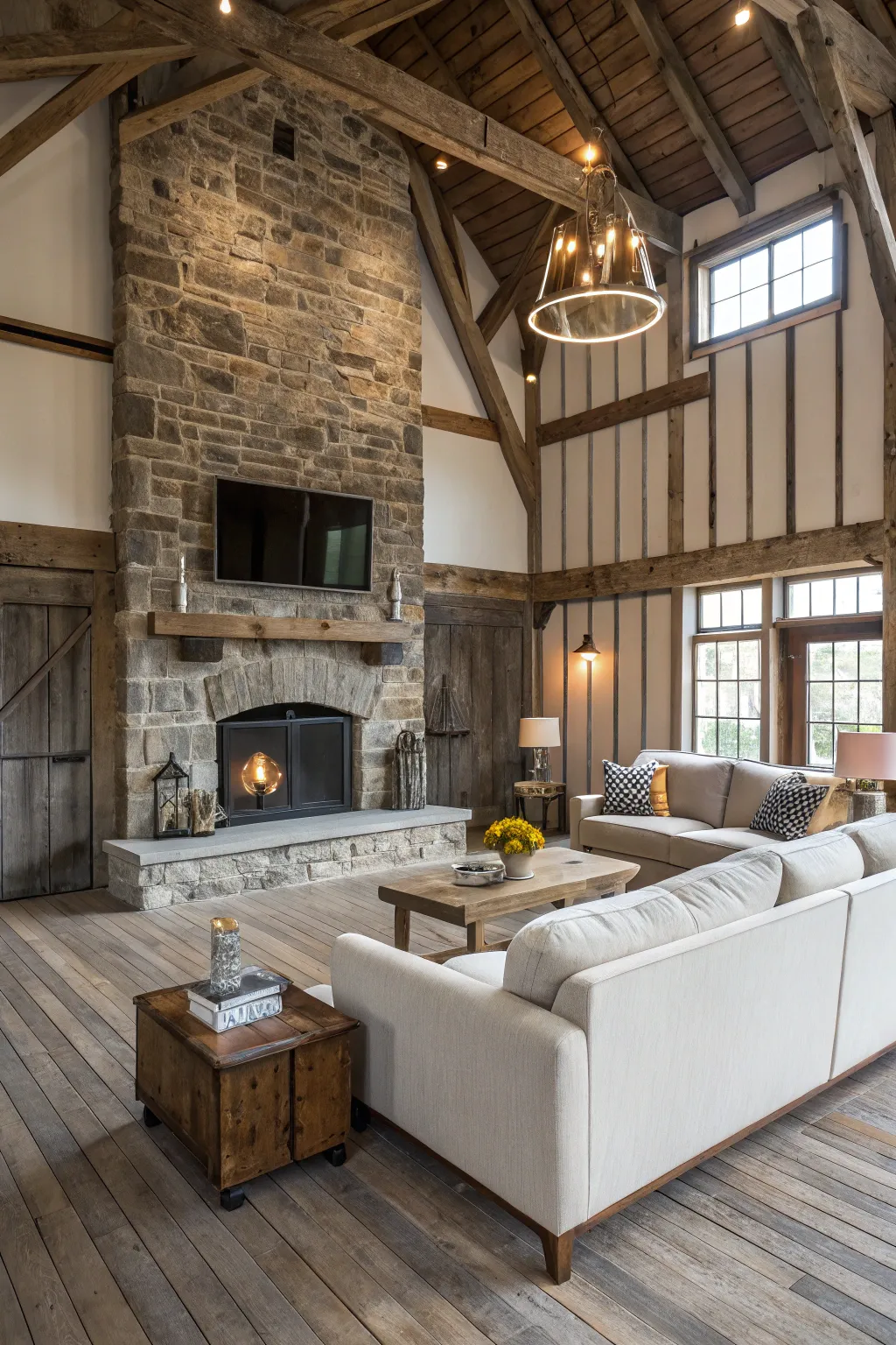 A living area that exudes warmth and charm.
