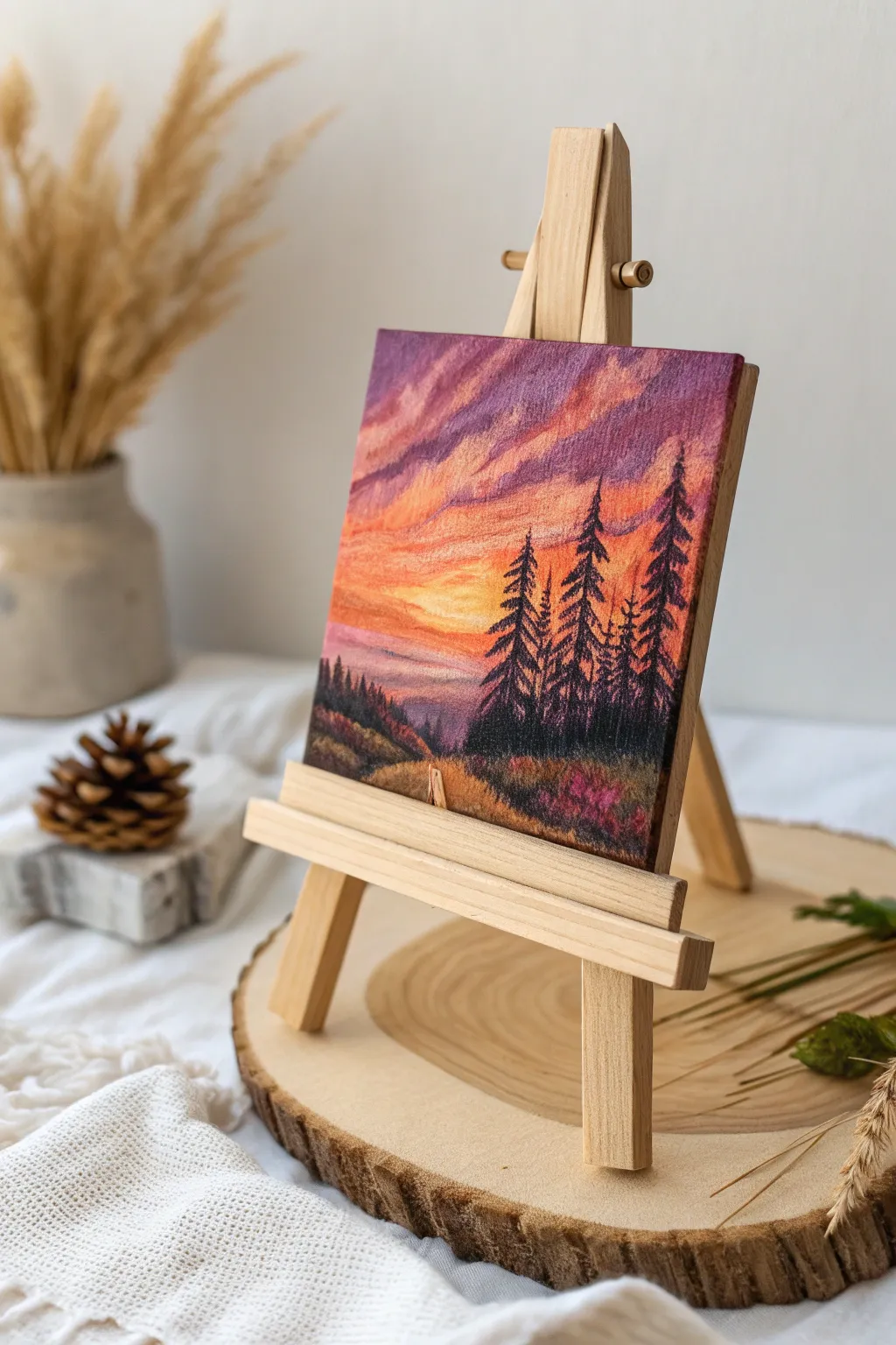 Discover the magic of crayon landscapes—where simplicity meets breathtaking artistry.