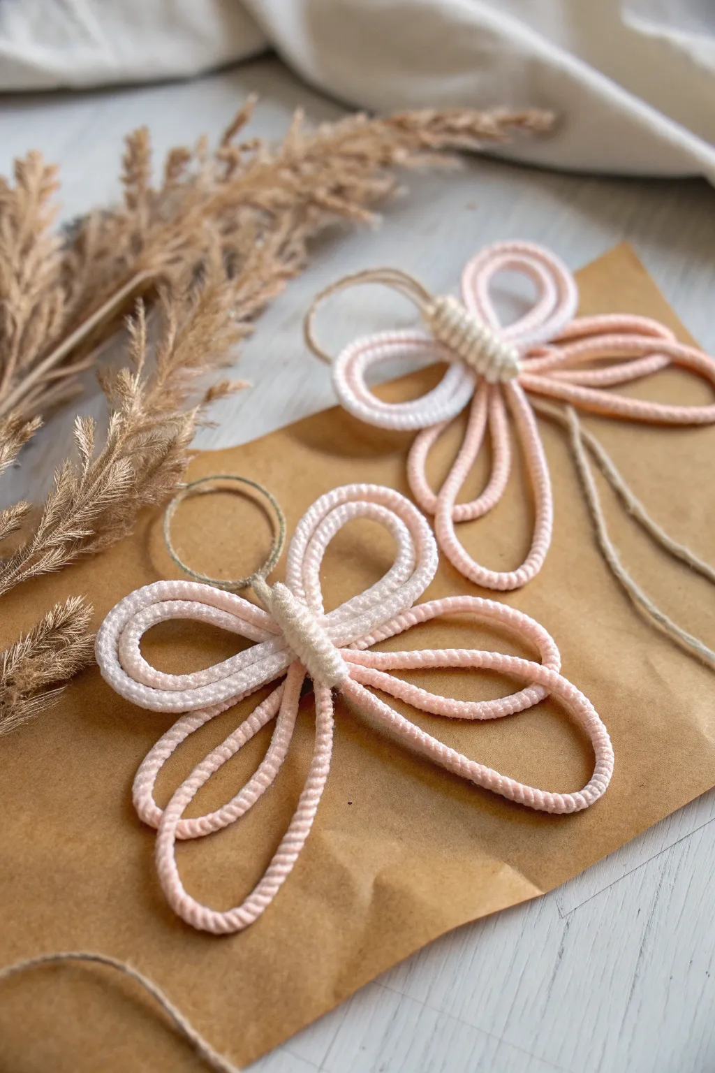 Whimsy in Craft: Capture the beauty of creativity with these charming pipe cleaner bee wings.