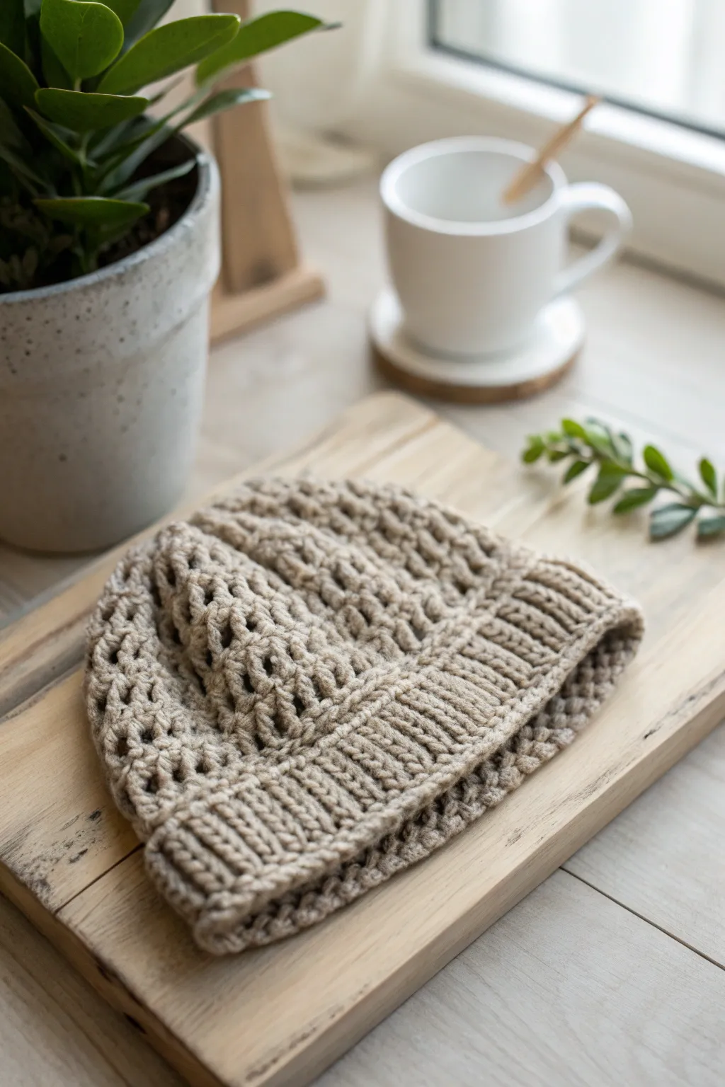 Embrace simplicity and style with this handcrafted crochet beanie. Perfect for beginners seeking a rewarding project!