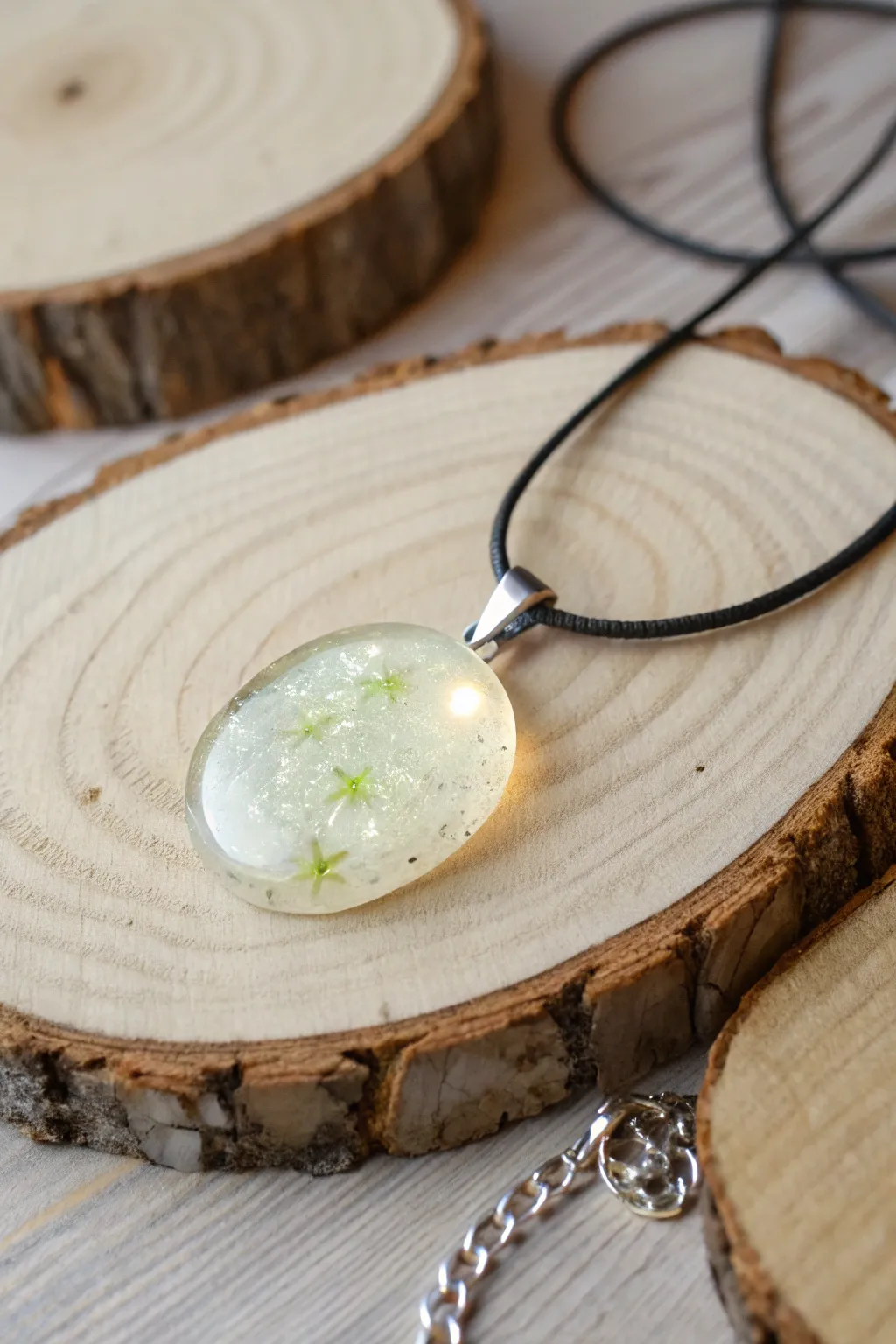 Illuminate your style with a touch of wonder - glow-in-the-dark resin jewelry.