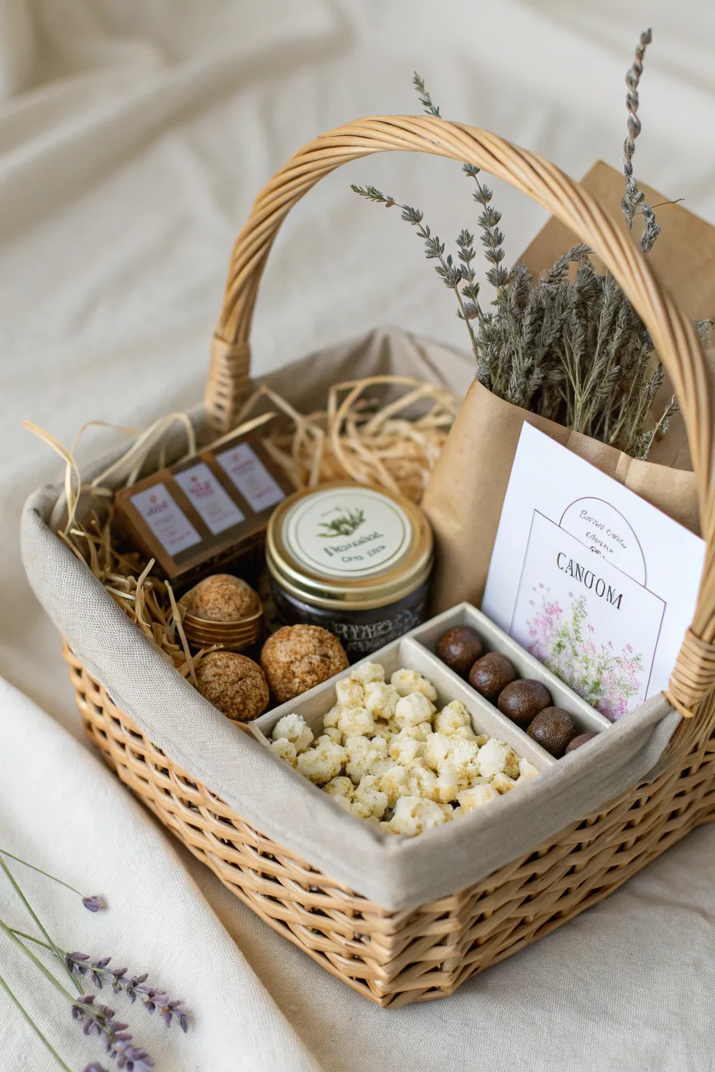 Delight your best friend with a basket full of gourmet indulgence and handcrafted charm.